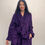 Thumbnail: Purple luxurious bridal special robe