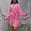 Thumbnail: Pink plush soft super cute robe. 