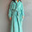 Thumbnail: Blue free size full length luxurious robe