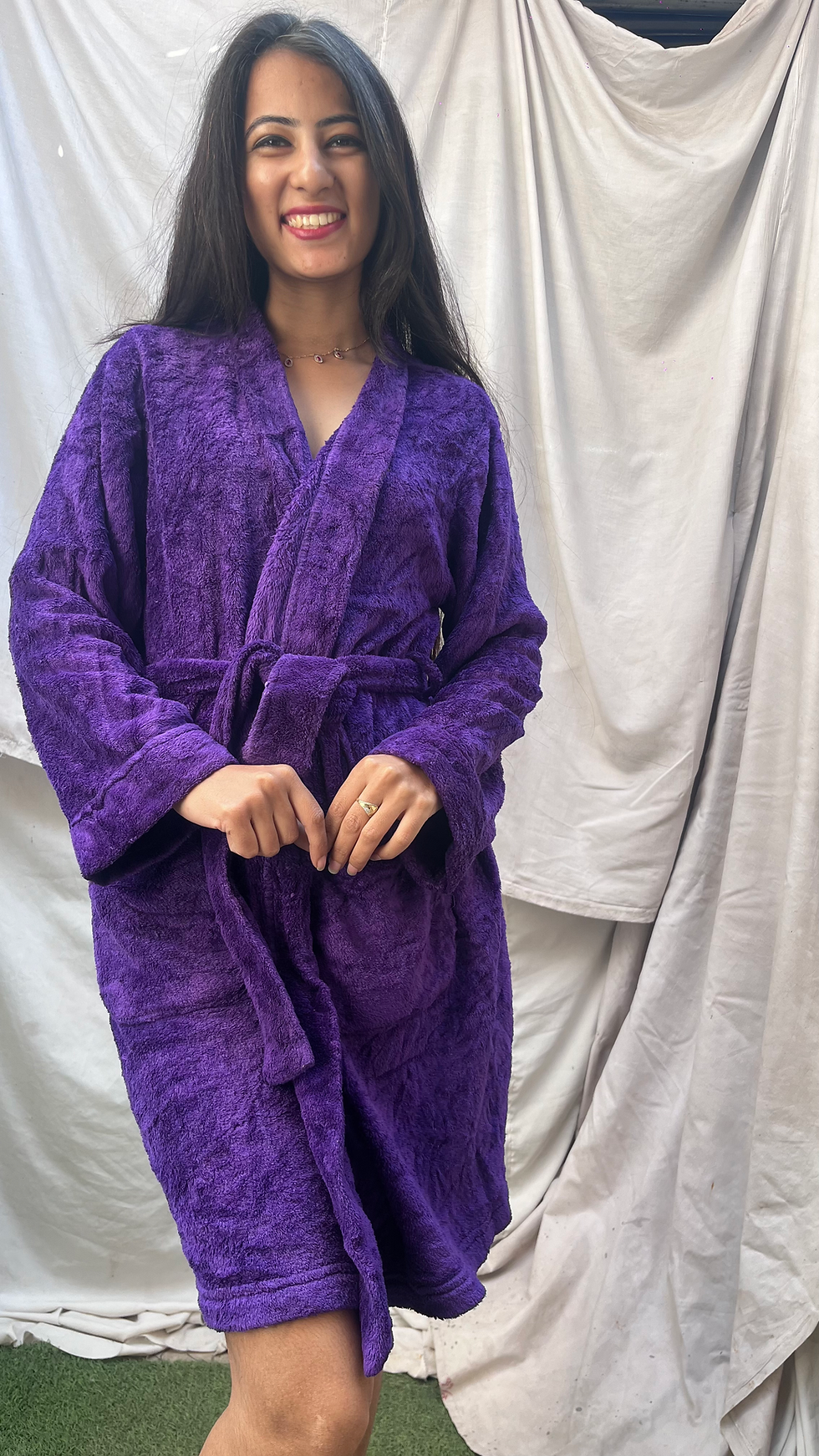 Thumbnail: Purple knee length robe