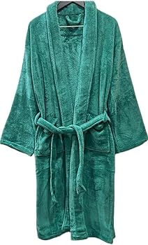 Thumbnail: Blue free size full length luxurious robe