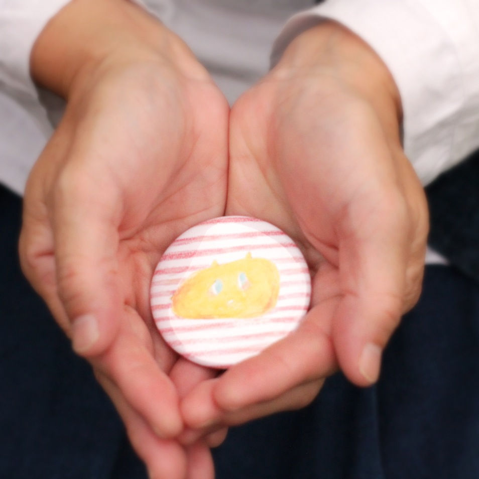 サムネイル： 缶バッジ/しましま