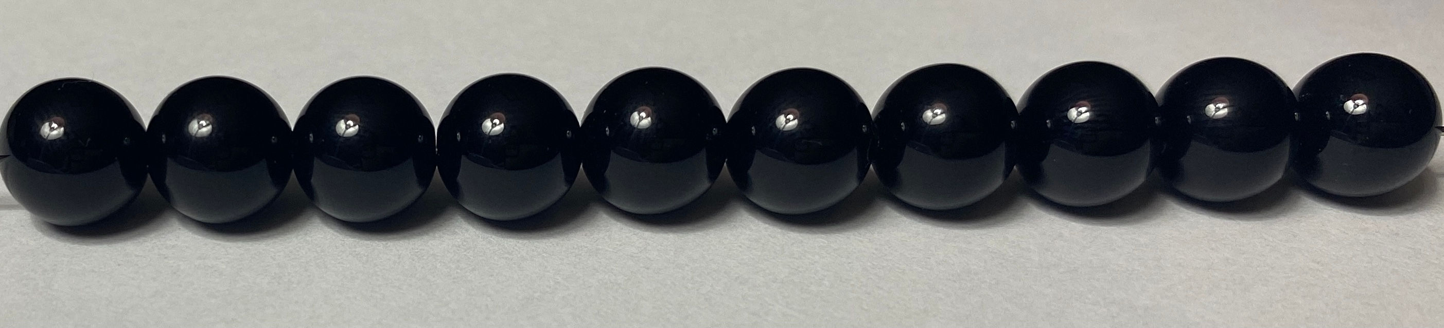 Agate Black Semi-Precious Stone