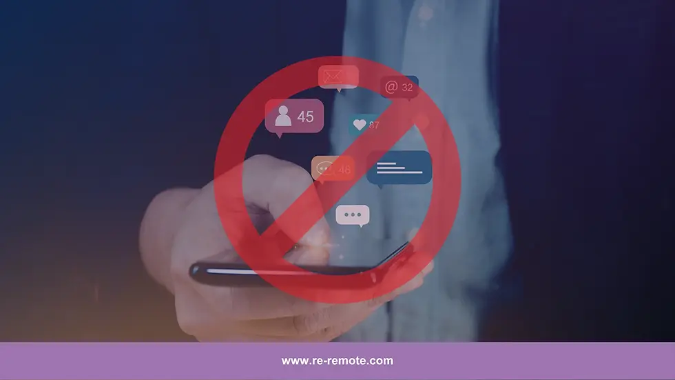 Kurangi gangguan Digital untuk Remote Work