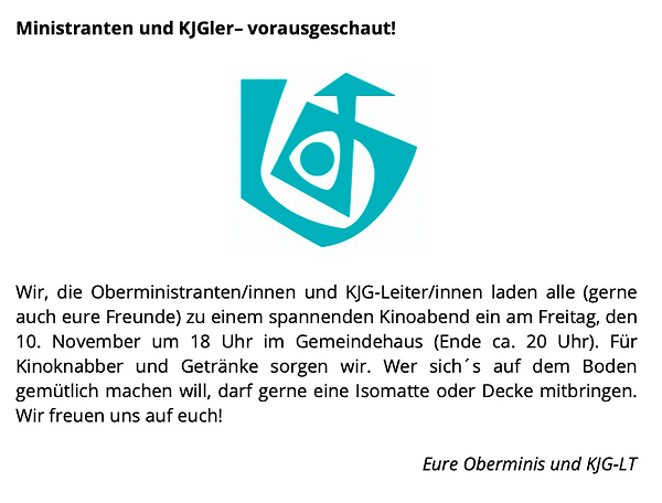 Mini Kinoabend