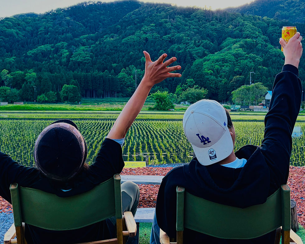 A toast to the view.