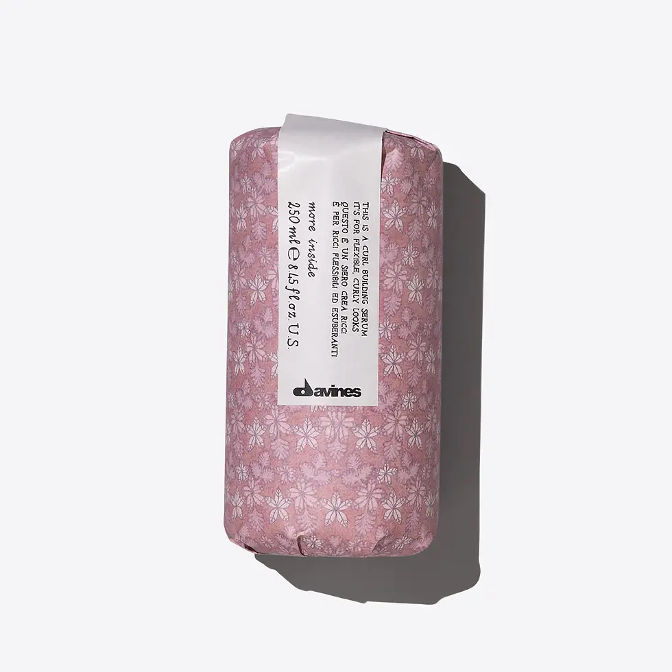 Davines Curl Building Serum adds elasticity and shine to curls, blocking frizz and humidity.