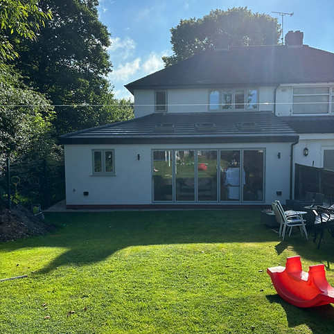 one story home extension