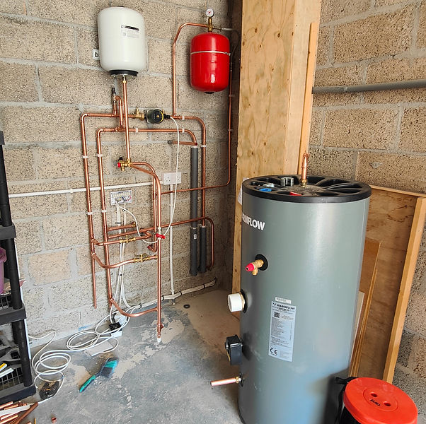 New domestic boiler installation