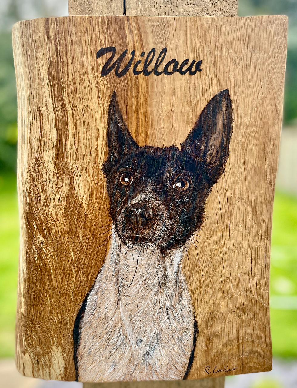 bespoke dog portrait