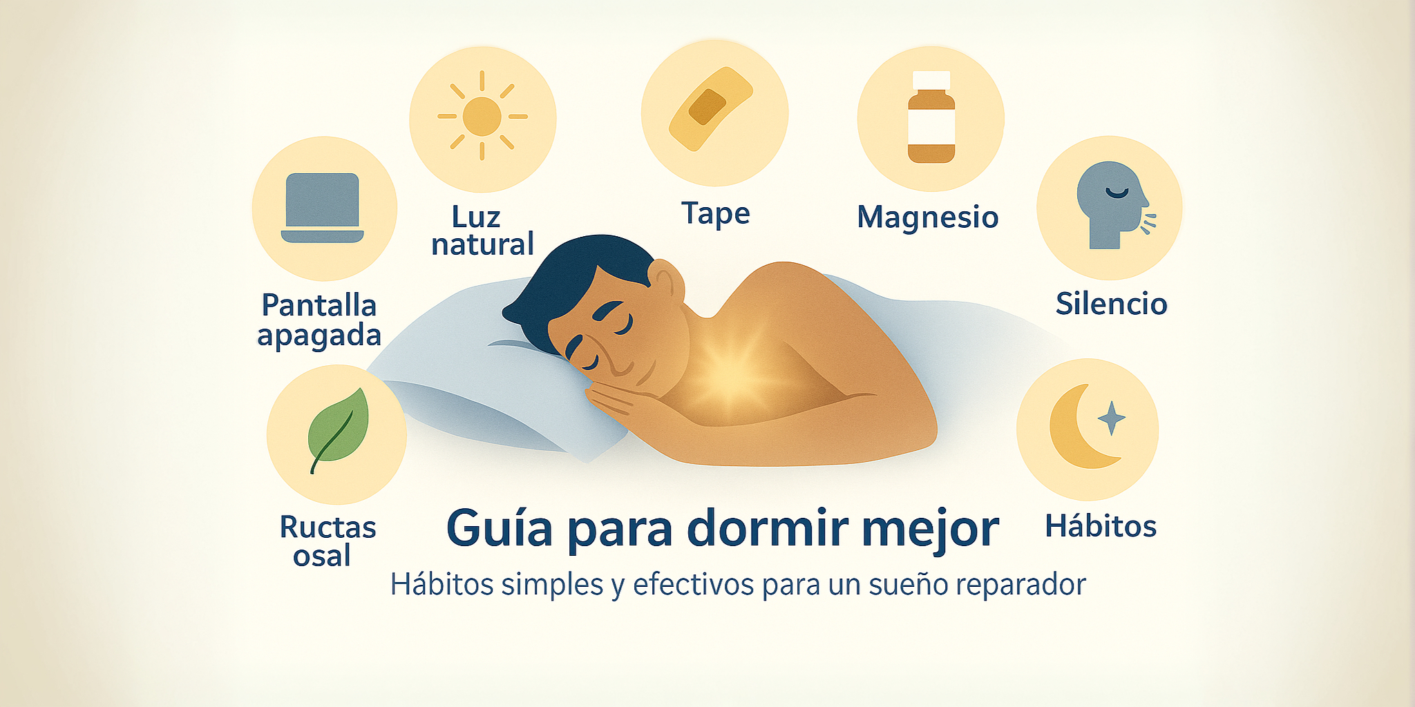 Portada — Guía para dormir mejor: hábitos simples y efectivos para un sueño reparador real