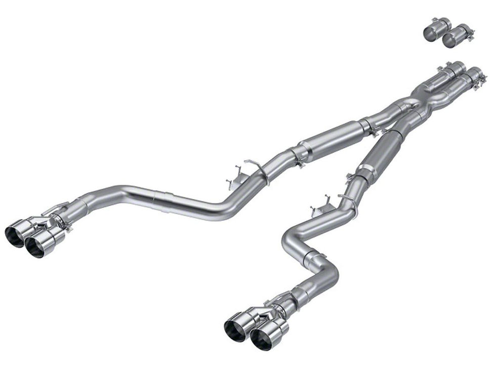 MBRP Installer Series Cat-Back Exhaust; Street Version(15-22 6.2L HEMI Challenge