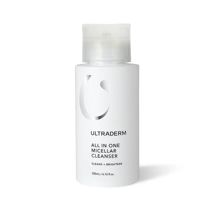 Ultraderm All-in-one micellar cleanser gentle professional cleanser for sensitive skin.