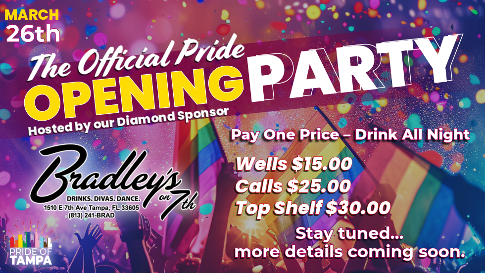 Pride of Tampa Official Opening Party