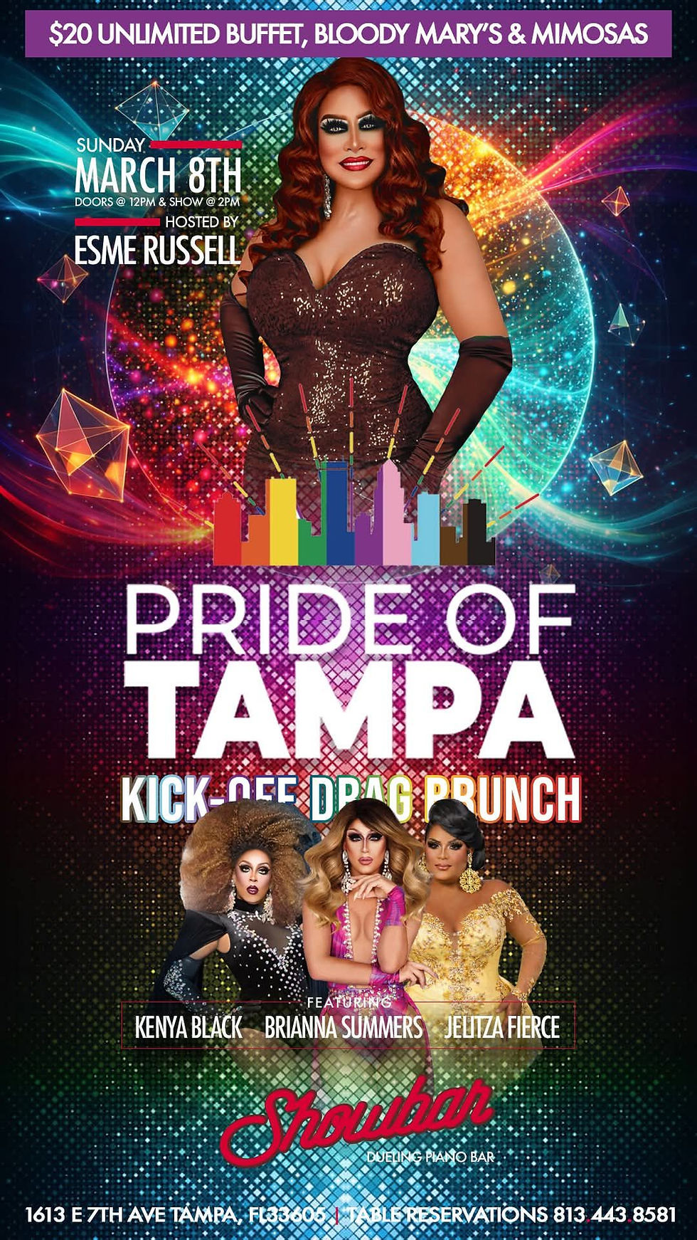 Pride of Tampa Kick-Off Drag Brunch