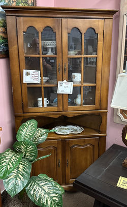Vintage Corner Cabinet