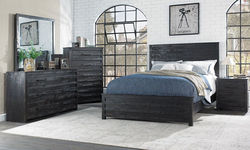 Villa Black Rustic Bedroom