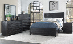 Villa Black Rustic Bedroom