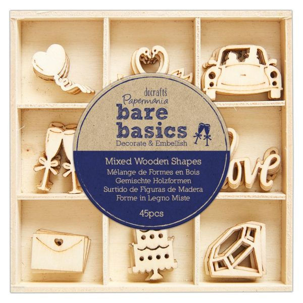 Docraft Bare Basics Wooden Shapes