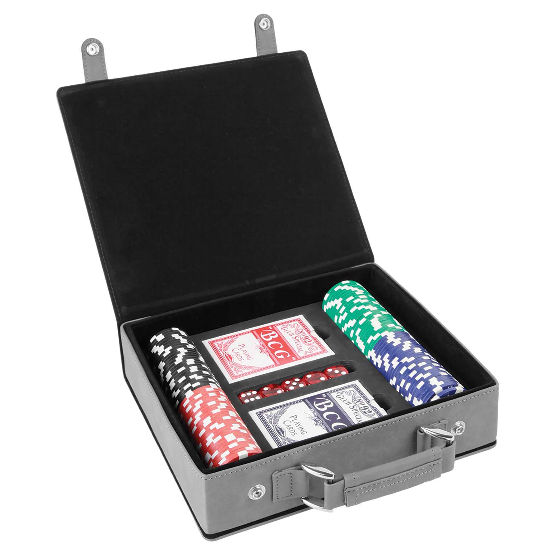 Leatherette Poker Set