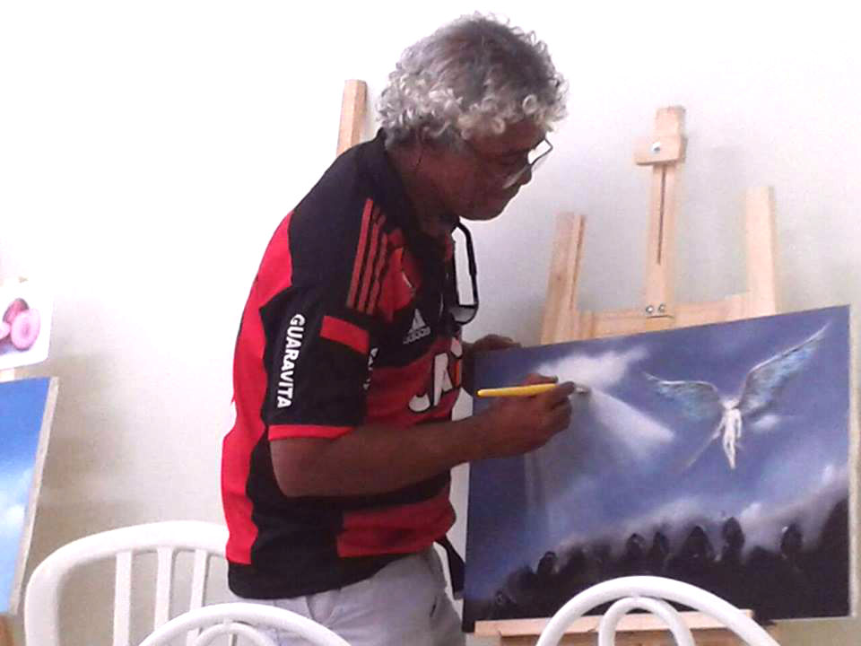 Oficina de pintura a óleo