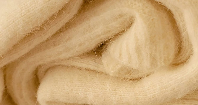 Casaco de fibra natural bege