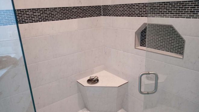 Custom niche and bench
