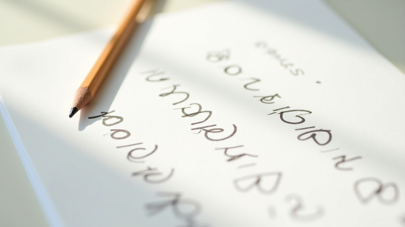 Cursive writing