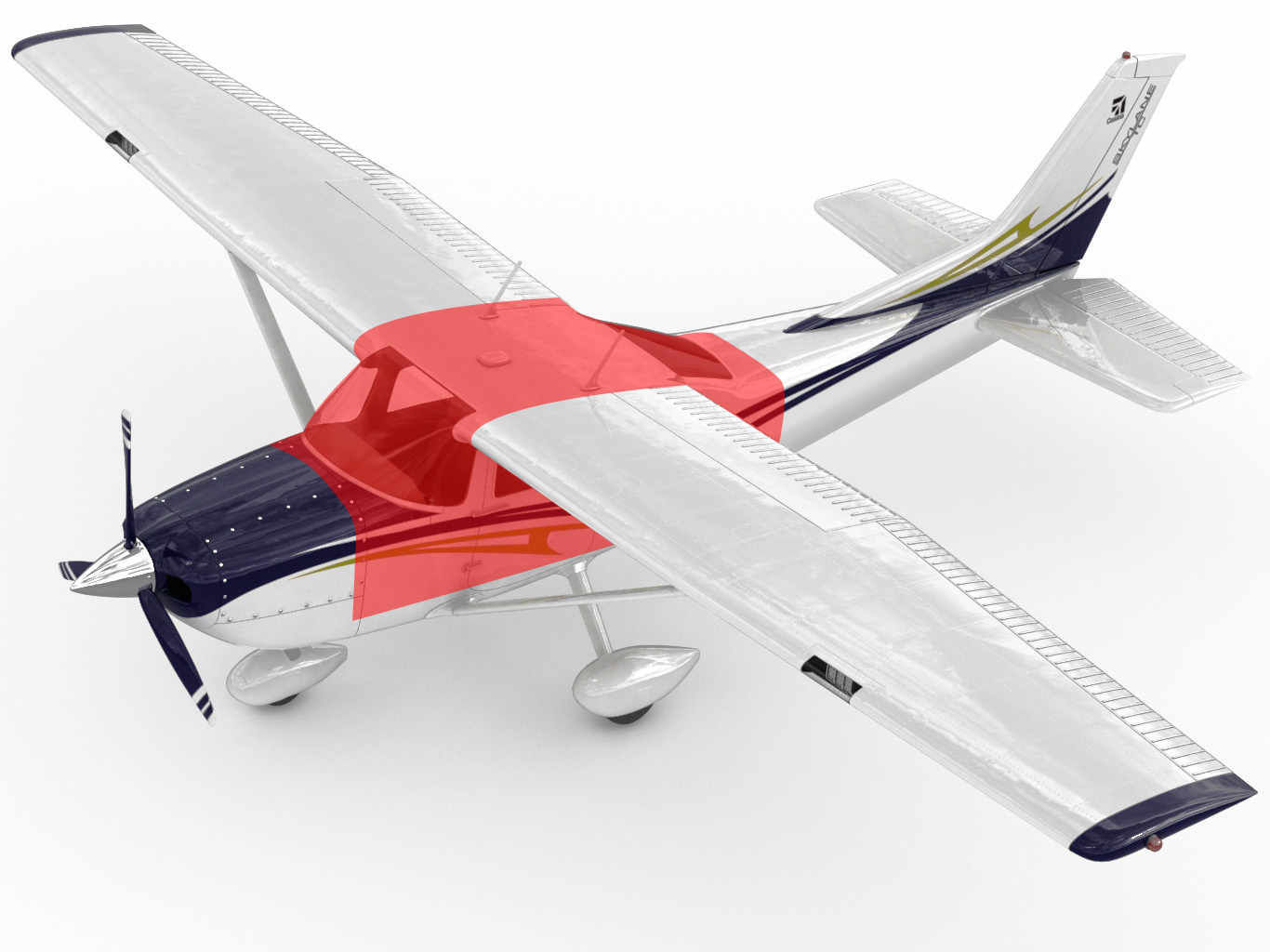 Cessna 182 Cockpit Cover in Stratus Touring