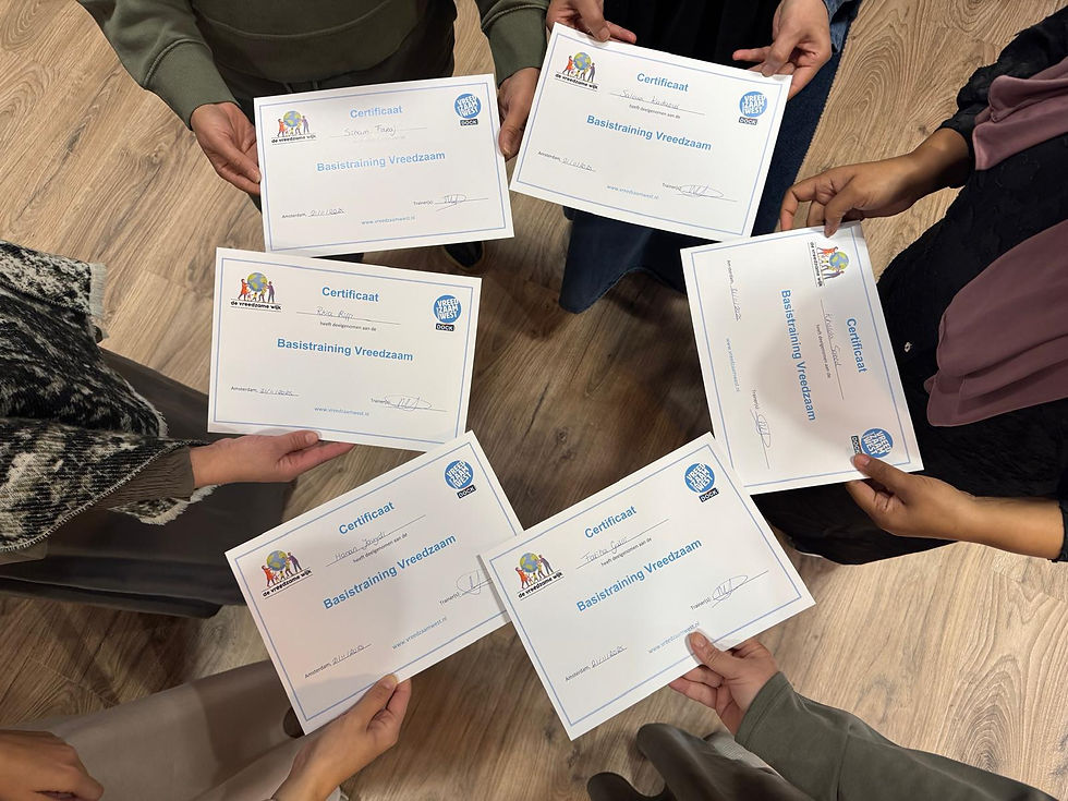 TSO-medewerkers De Catamaran Vreedzaam getraind