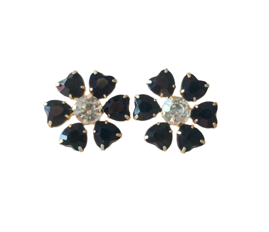 Miniatura: 373 - Piercing Florzinha Pétalas de Coração Banhado - par