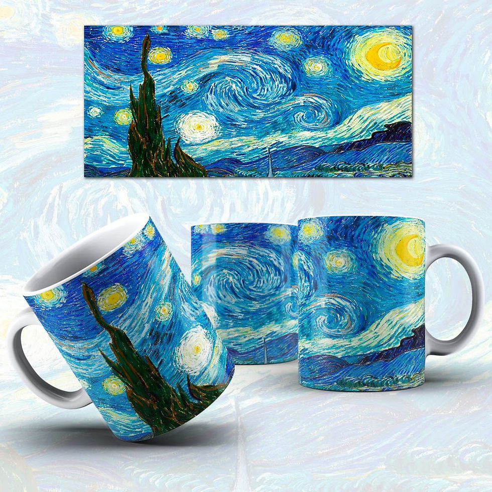 Miniatura: Caneca Van Gogh Noite Estrelada