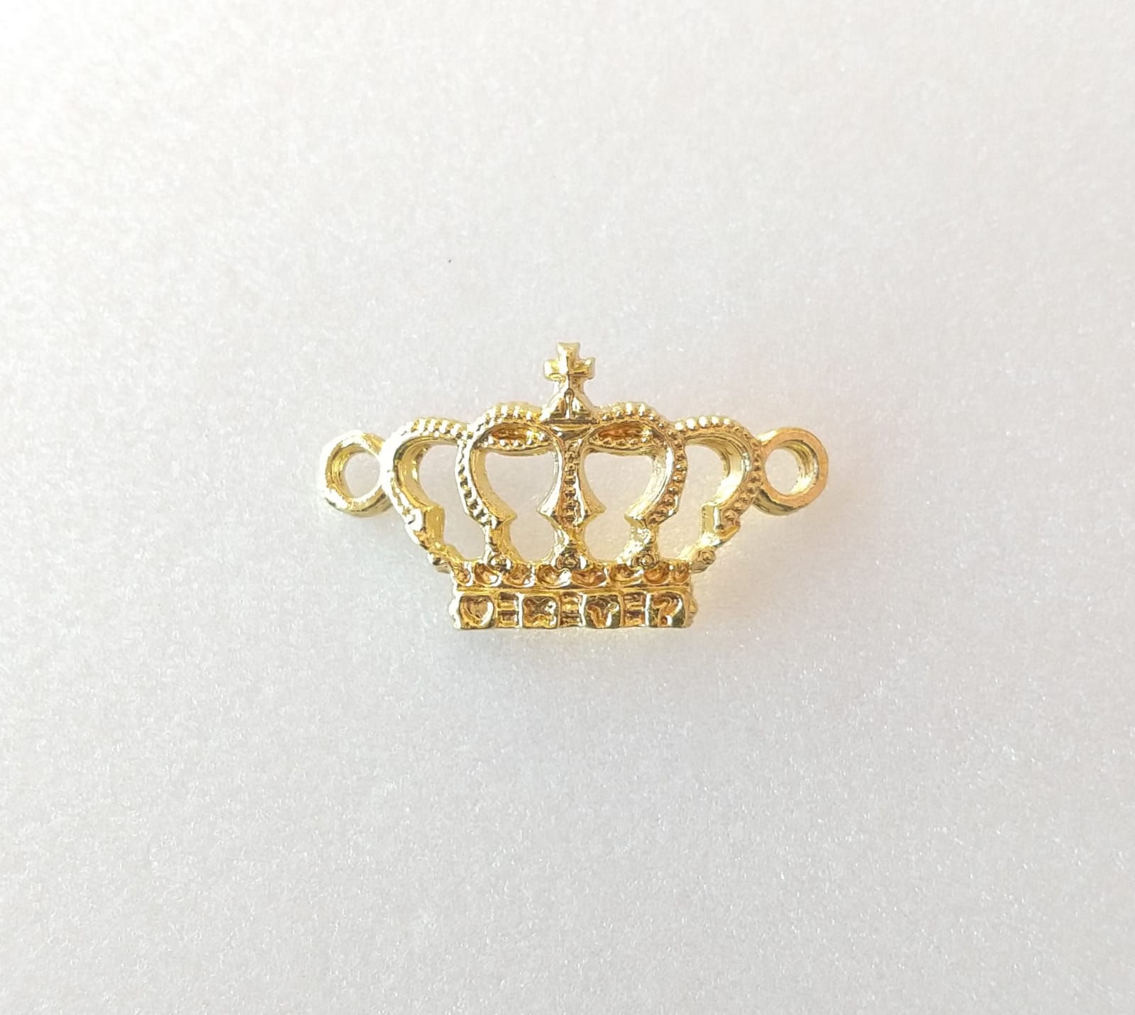 005 - Coroa dourada banhada a ouro - par