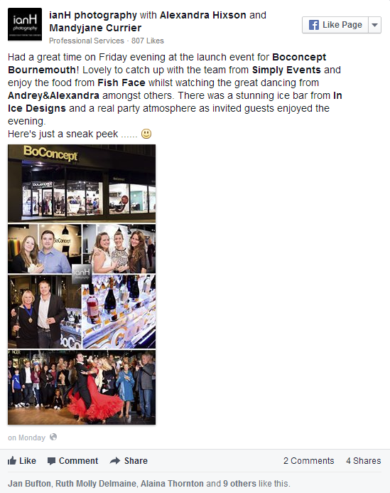 BoConcept Bournemouth launch evening