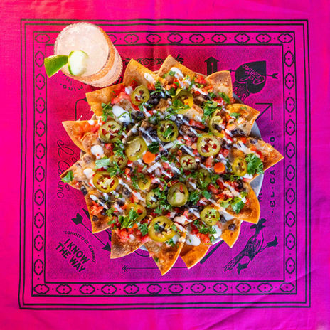 el Camino Nachos and margarita