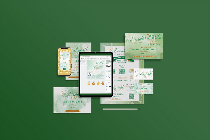 Marketing and brand design for an annual fundraiser