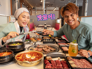 K Garden Korean BBQ IOI City Mall : Makanan Korea Moden