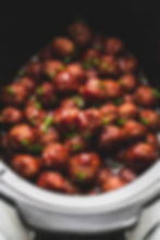 Sweet and spicy meatballs