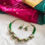 Thumbnail: Palash Green Lac Meenakari Necklace Set