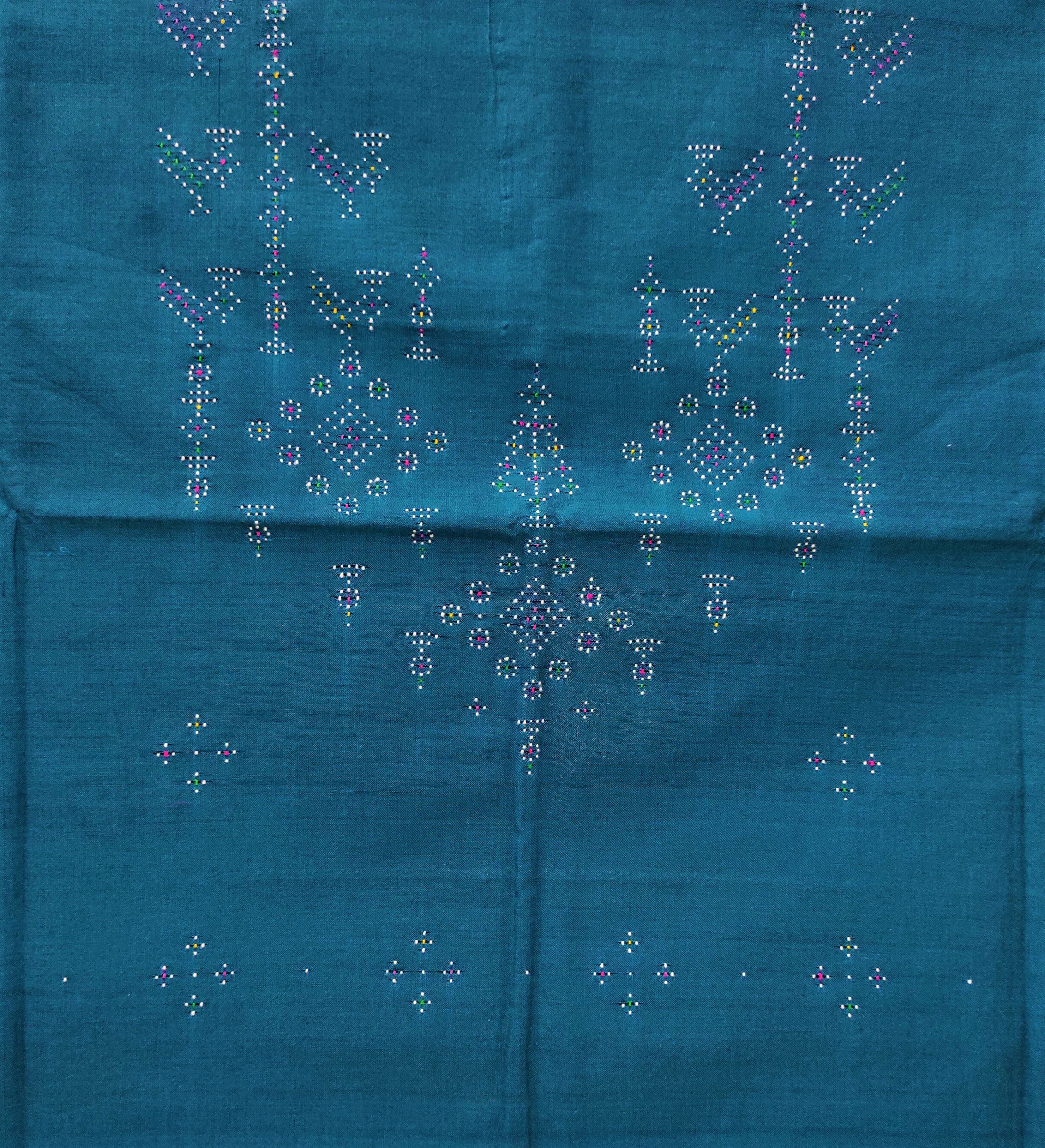 Tangaliya Kurta Fabric - Blue