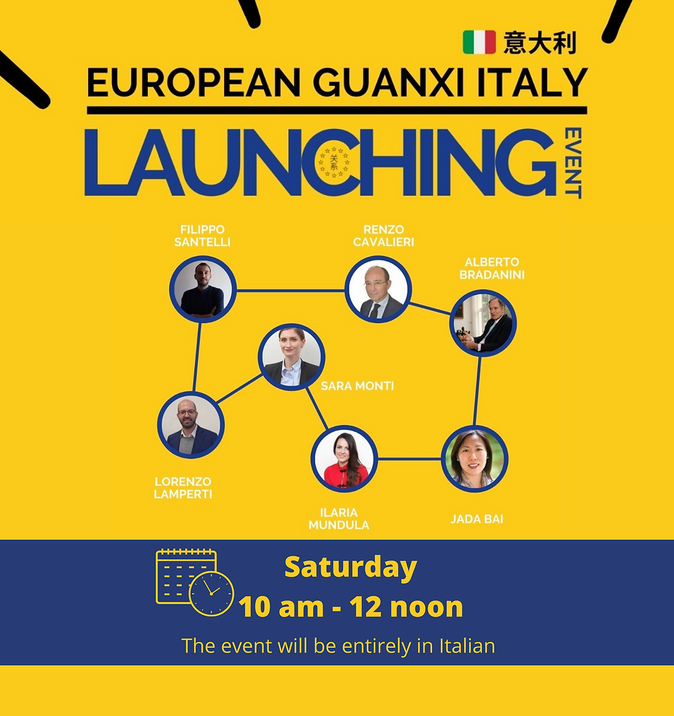 Italian Chapter Launching Event | Saturday 10 am - 12 noon