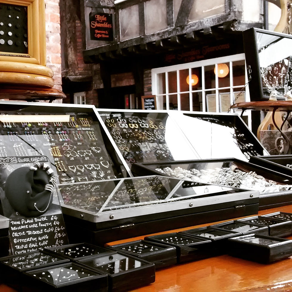 Sterling silver jewellery Kchoom Shambles Market / York /England / Blog