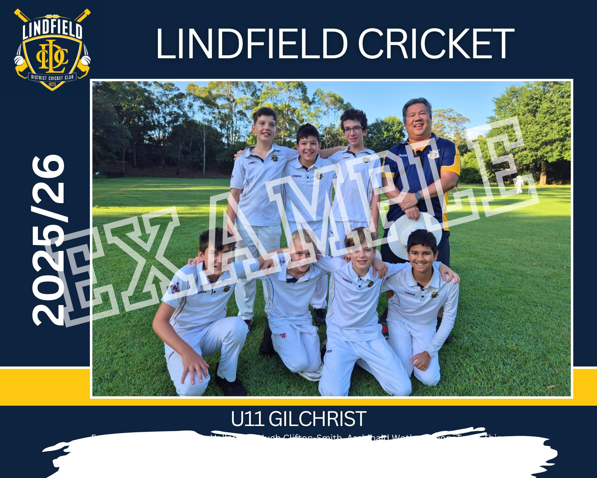 U11 Gilchrist - Team Photo