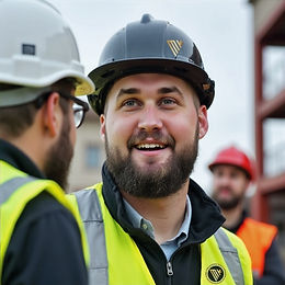 MK Training Solutions Owner talking to Client on a job site