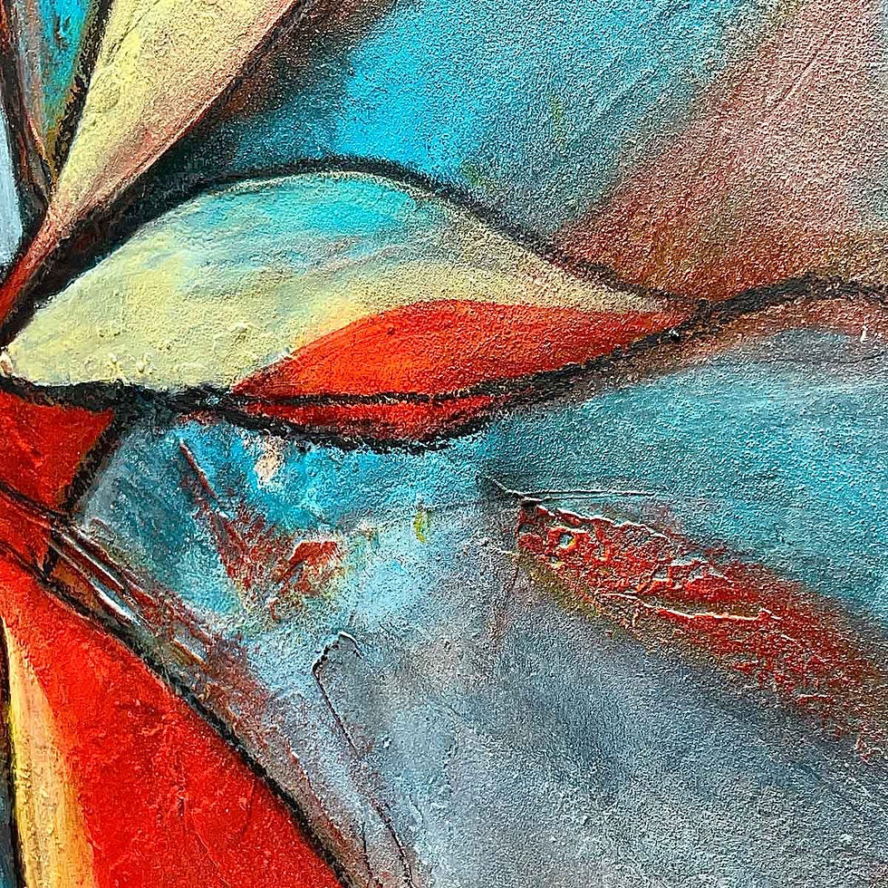 Miniaturbild: Exclusive Art Moltrassi, Fancy Leaves, Detailaufnahme