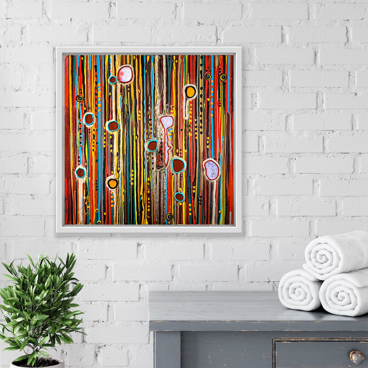 Firlefanz Moltrassi Art, abstrakte Kunst vom Niederrhein