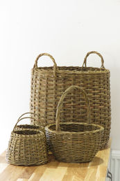 willow log baskets