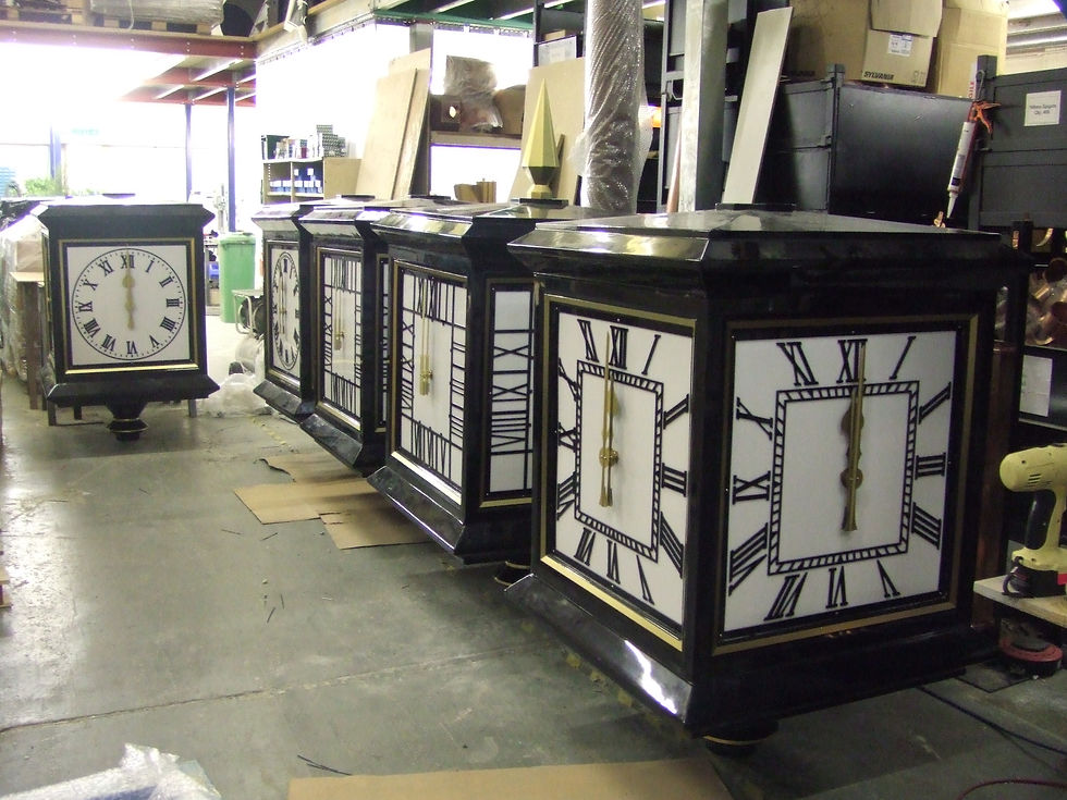 Manufacturing our pillar clocks