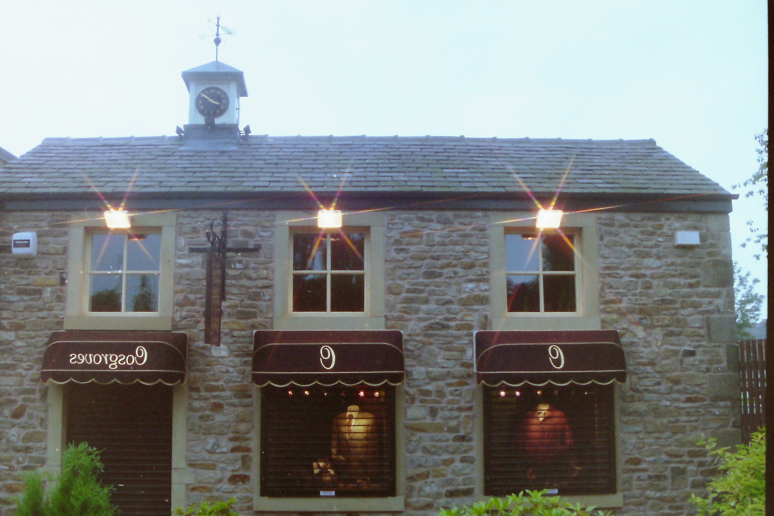 GRP Roof Turret with clock for buildings