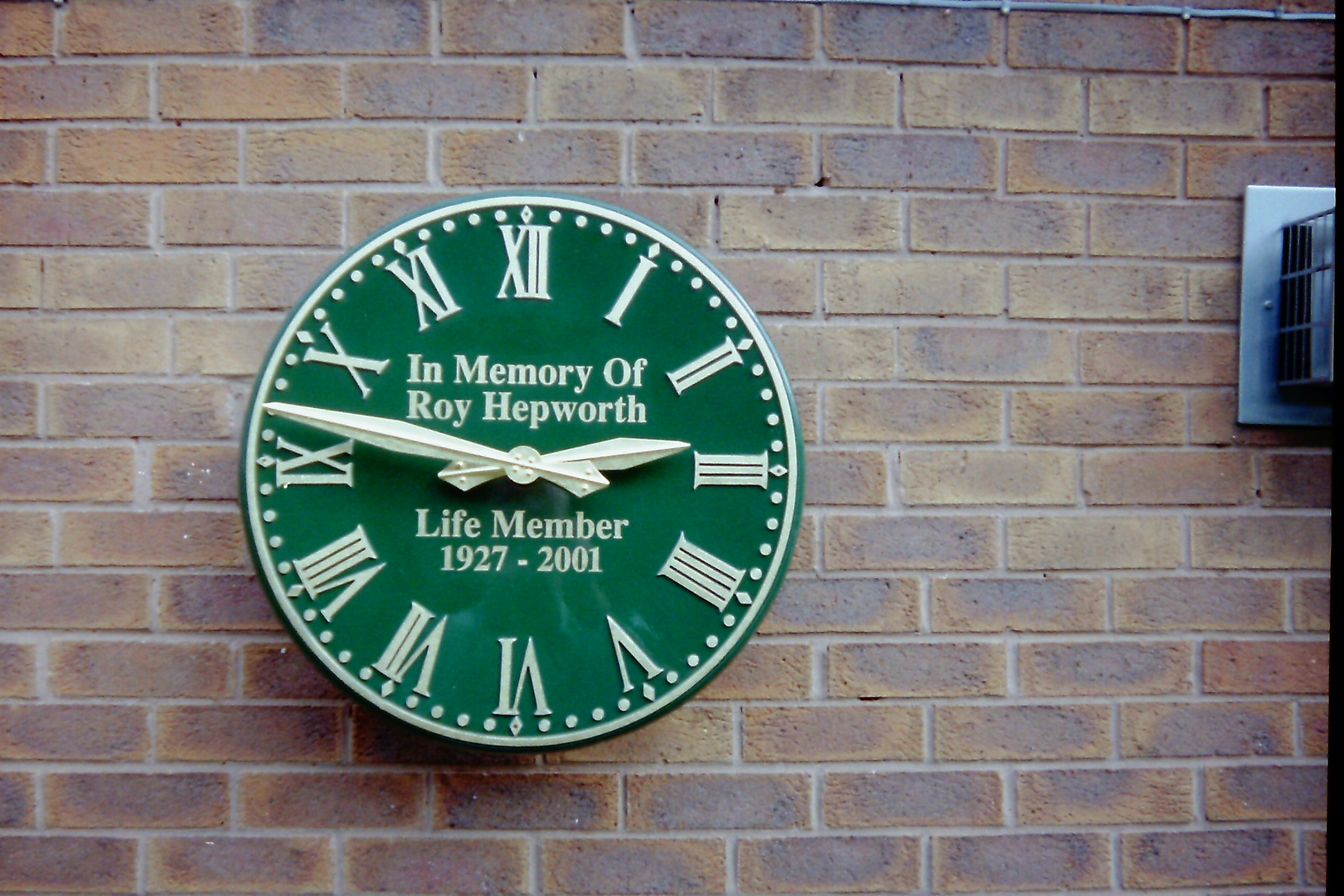 Large Exterior Commemorative Clock